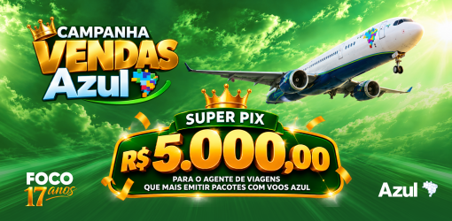 CAMPANHA DE VENDAS AZUL | FOCO 17 ANOS